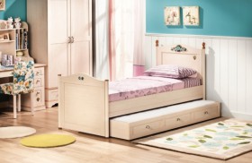 Кровать детская Балли 2-х уровневая (венге/белфорт) в Новоалтайске - novoaltajsk.katalogmebeli.com | фото 2
