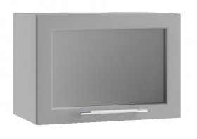 Гарда ПГС 500 шкаф верхний горизонтальный со стеклом Белый в Новоалтайске - novoaltajsk.katalogmebeli.com | фото