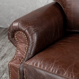 Кресло кожаное Лофт Аристократ (ширина 1100 мм) в Новоалтайске - novoaltajsk.katalogmebeli.com | фото 5