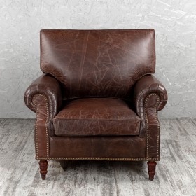 Кресло кожаное Лофт Аристократ (ширина 1100 мм) в Новоалтайске - novoaltajsk.katalogmebeli.com | фото 8