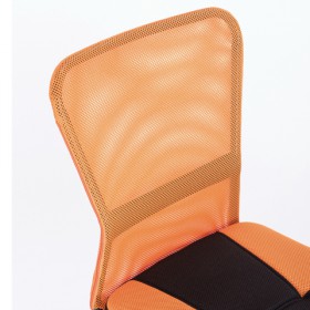 Кресло компактное BRABIX Smart MG-313 (черный, оранжевый) в Новоалтайске - novoaltajsk.katalogmebeli.com | фото 4