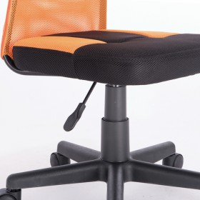 Кресло компактное BRABIX Smart MG-313 (черный, оранжевый) в Новоалтайске - novoaltajsk.katalogmebeli.com | фото 5