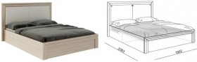 Кровать 1,6 Глэдис (М32) с подъемным механизмом Распродажа в Новоалтайске - novoaltajsk.katalogmebeli.com | фото 2