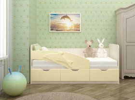 Кровать детская 1,6м Дельфин (Розовый металлик) в Новоалтайске - novoaltajsk.katalogmebeli.com | фото 6