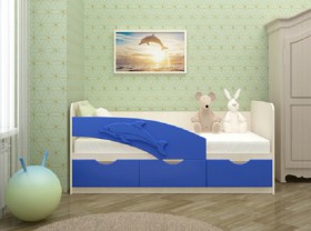 Кровать детская 1,6м Дельфин (Розовый металлик) в Новоалтайске - novoaltajsk.katalogmebeli.com | фото 7