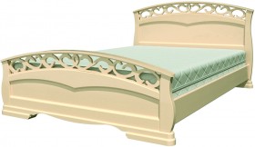 Кровать Грация-1 из массива сосны 1600*2000 Белый античный в Новоалтайске - novoaltajsk.katalogmebeli.com | фото 17