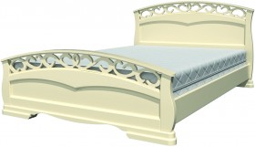 Кровать Грация-1 из массива сосны 1600*2000 Белый античный в Новоалтайске - novoaltajsk.katalogmebeli.com | фото 20