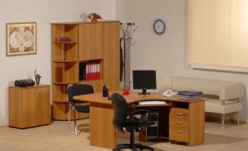 Мебель для персонала Рубин 42 Светлый миланский орех в Новоалтайске - novoaltajsk.katalogmebeli.com | фото 2