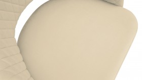 Стул «Калипсо» К1К Белый/Велюр Confetti Cream в Новоалтайске - novoaltajsk.katalogmebeli.com | фото 3
