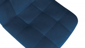 Стул «Райс» К1С Белый/Велюр Confetti Blue в Новоалтайске - novoaltajsk.katalogmebeli.com | фото 3