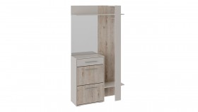 Шкаф для одежды «Нуар» тип 1 Фон серый/Дуб сонома в Новоалтайске - novoaltajsk.katalogmebeli.com | фото 2
