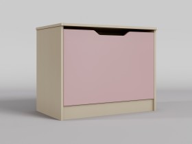 Ящик для игрушек Грэйси (Розовый/корпус Клен) в Новоалтайске - novoaltajsk.katalogmebeli.com | фото